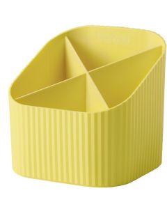 Photo Pot à crayons Multipot Economy - Bleu transparent : HELIT H6390230