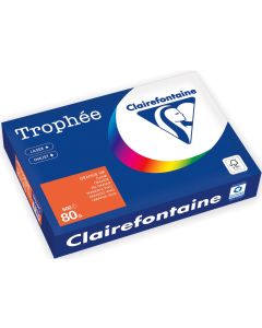 Ramette de papier Trophée de 500 feuilles A4 - Orange vif : CLAIREFONTAINE Visuel