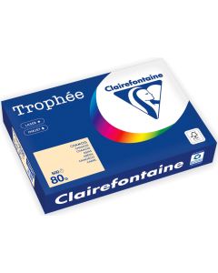 Ramette de papier Trophée de 500 feuilles A4 - Chamois : CLAIREFONTAINE Image