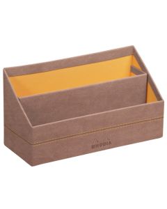 Corbeille à Courrier 3 compartiments - Noir : WEDO Office Photo