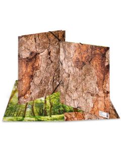 Chemise à élastiques en carton - A4 HERMA Nature Bois