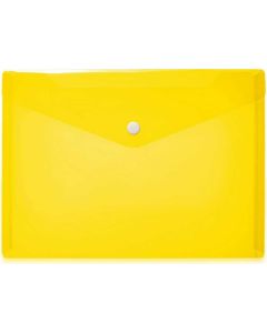 Pochette enveloppe A4 à bouton-pression - Violette Transparente HERMA