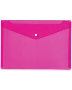 Pochette enveloppe DL à bouton-pression - Transparente HERMA