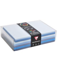 Carte en papier - 160 x 160 mm - Blanc naturel POLLEN Natura Lot de 25