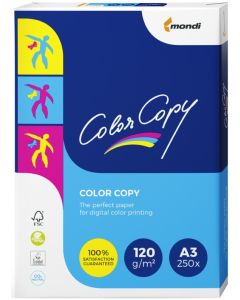 Papier multifonction A3 - 120 g - Blanc MONDI Color Copy Lot de 250