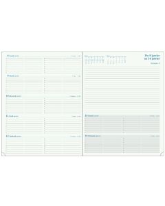 Agenda Semainier 2026 - 270 x 210 mm EXACOMPTA Espace 27