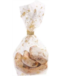 Sachet de Noël transparent avec fond - 145 x 235 mm FOLIA Lot de 10