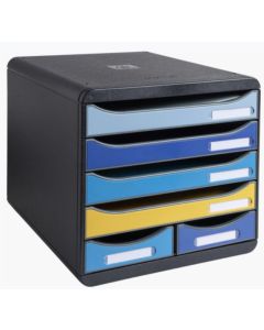 Module de rangement 6 tiroirs - Big Box Maxi : EXACOMPTA Bee Blue image