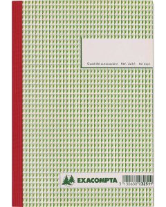 Carnet Quadrillé Autocopiant Tripli 210 x 148 mm Exacompta 3251E