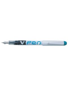 Stylo plume jetable - Bleu Canard : PILOT V-Pen Visuel