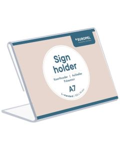 Présentoir de table incliné - Paysage - A7 : EUROPEL image