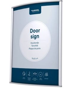 Plaque de Porte - 150 x 200 mm - Argent : EUROPEL image