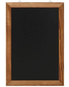 Ardoise avec cadre en bois - Naturel - 420 x 600 mm : EUROPEL image