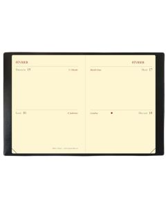 Agenda de poche 2025 - 70 x 100 mm QUO VADIS MINI 2 DAYS intérieur