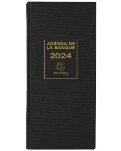 Agenda de Banque Journalier 2024 EXACOMPTA 2 volumes