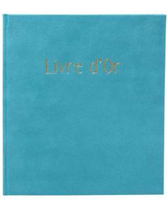 Livre d'or - 210 x 190 mm - 140 pages - Turquoise : EXACOMPTA Skandi