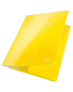 Photo Chemise à élastique WOW A4 - 3 rabats - Jaune LEITZ Image