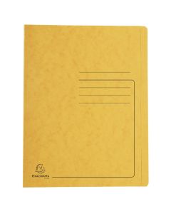 Chemise à lamelle imprimée A4 - Jaune : EXACOMPTA image