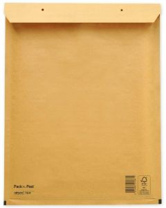 Pochettes d'expédition matelassées - 290 x 370 mm - Marron MAIL MEDIA Lot de 100 Visuel