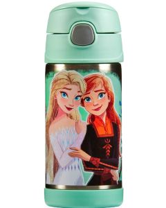 Gourde isotherme - 0,35 L - Reine des neiges II FUNTAINER Straw Bottle THERMOS