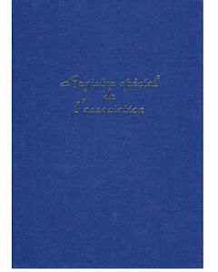 Registre spécial  Association  ELVE 42001 Obligatoire