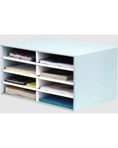 Trieur de Bureau - 8 compartiments - Vert/Blanc : FELLOWES Bankers Box Visuel