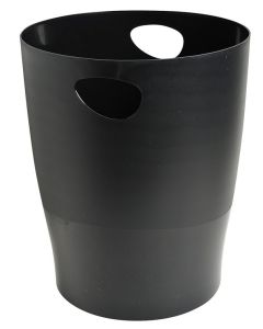 Corbeille à Papier ECOBIN - 15 litres - Noir ECOBlack EXACOMPTA