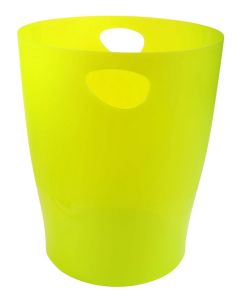 Corbeille à Papier ECOBIN - 15 litres - Vert anis Chromaline EXACOMPTA