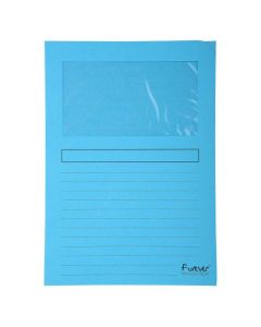 EXACOMPTA  50252E : chemises à fenêtre - Bleu clair Forever