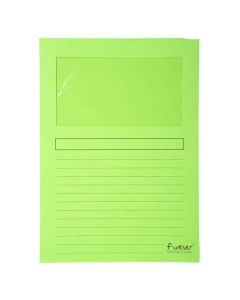 EXACOMPTA  50253E : chemises à fenêtre - Vert clair Forever