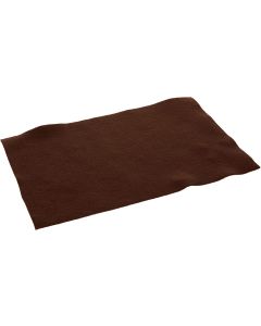 Feutrine de Bricolage - Marron choco - 200 x 300 mm : FOLIA Lot de 10 Image