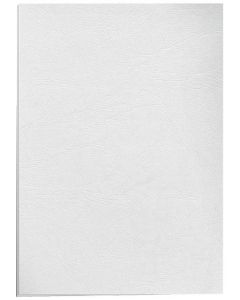 Lot de 100 couvertures pour Reliure Delta - Carton - Blanc : FELLOWES Visuel