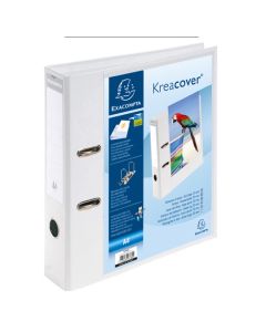 EXACOMPTA Classeurs Kreacover - Dos de 70 mm blanc 53789E