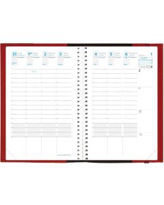 Agenda Semainier 2026 - 100 x 150 mm - Noir QUO VADIS Time et Life Pocket