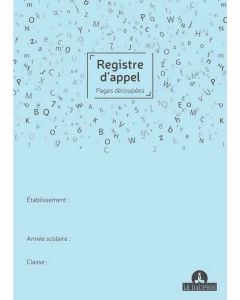 Registre d'appels journaliers Ecole - Pages découpées LE DAUPHIN
