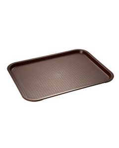 Plateau self-service rectangulaire - 450 x 355 mm - Marron APS