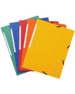 Chemise à élastiques sans rabat Carte lustrée - Assortiment de couleurs : EXACOMPTA Modèle