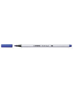 Photo STABILO : Stylo-feutre Pen 68 Brush - Bleu Outremer