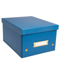 Boite de rangement A5+ - Bleu France EXACOMPTA Néo Déco 62252E