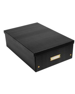 Boite de rangement A4+ - Noir EXACOMPTA Néo Déco 62351E