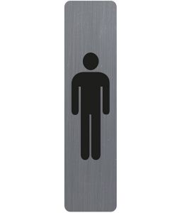 Plaque verticale adhésive de signalisation - Homme : EXACOMPTA image