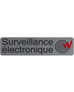 Plaque adhésive de signalisation - Surveillance Electronique EXACOMPTA image
