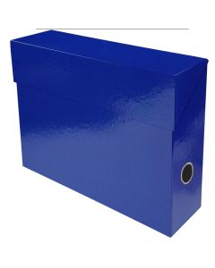 EXACOMPTA : Boîtes de classement bleu foncé Iderama - Dos 90 mm 89922E