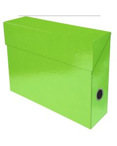 EXACOMPTA : Boîtes de classement vert anis Iderama - Dos 90 mm 89923E
