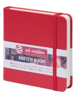 Carnet de croquis Rouge - 120 x 120 mm - Portrait ROYAL TALENS Art Creation