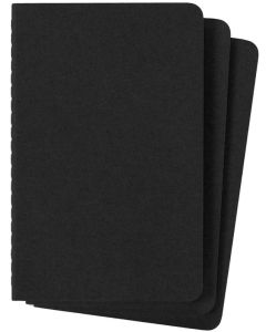 Carnet de Notes Uni P/A6 - Couverture Carton Noir MOLESKINE Lot de 3