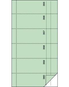 BON NUMEROTE Carnet autocopiant de Bon Vert (SIGEL BO091)
