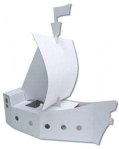 Maquette à peindre - Bateau de Pirates : KREUL Visuel