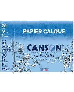 Papier Calque 70 g - A4 CANSON Lot de 12 feuilles