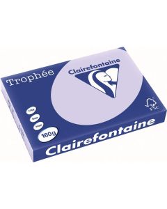 Ramette de papier de 250 feuilles A3 160g - Lilas : CLAIREFONTAINE Trophée Visuel